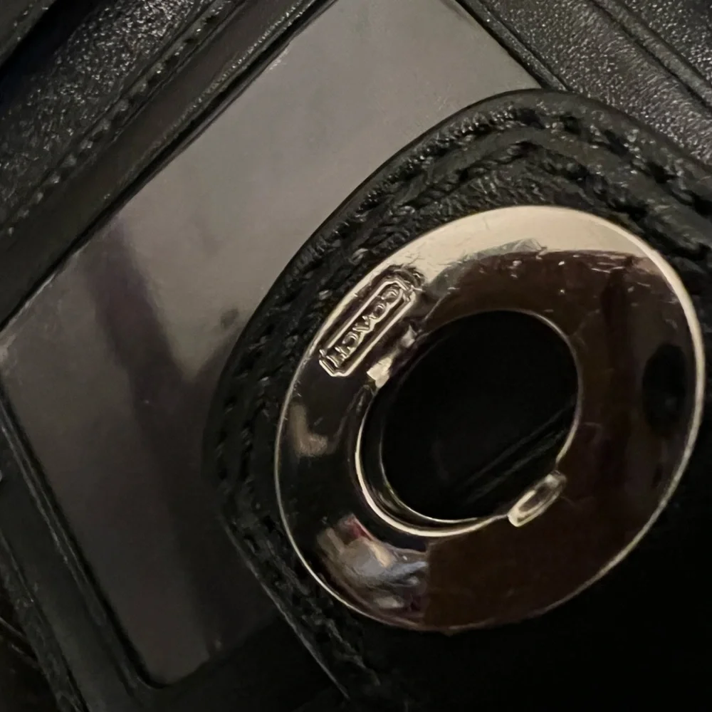 Coach Black Leather Wallet - Picture 6 of 7
